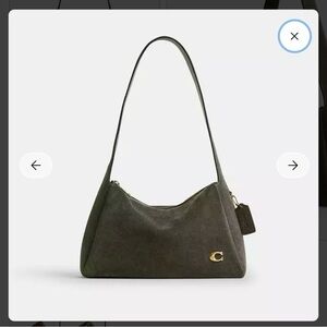 Coach Lola in olive suede